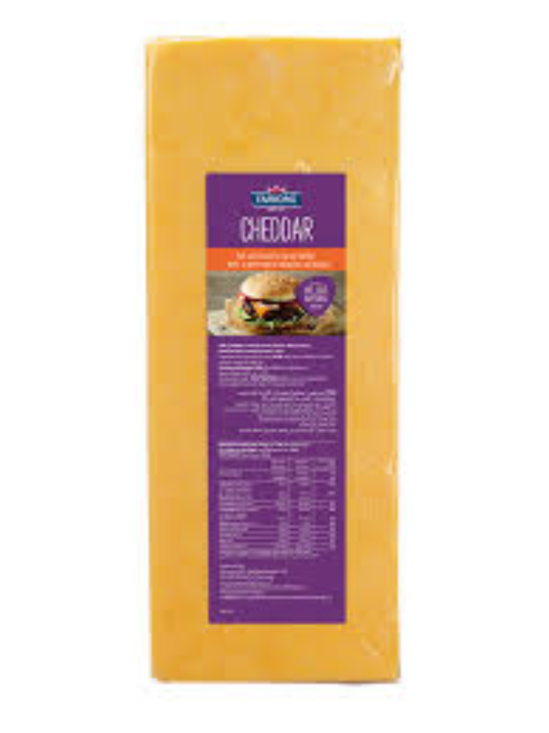 EMBORG CHEDDAR CHEESE COLOURED BLOCK